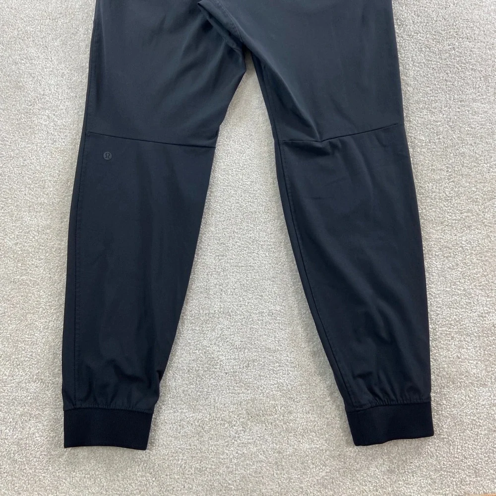 Lululemon ABC Joggers Mens Medium Black Warpstreme Tapered Cuffs Drawstring